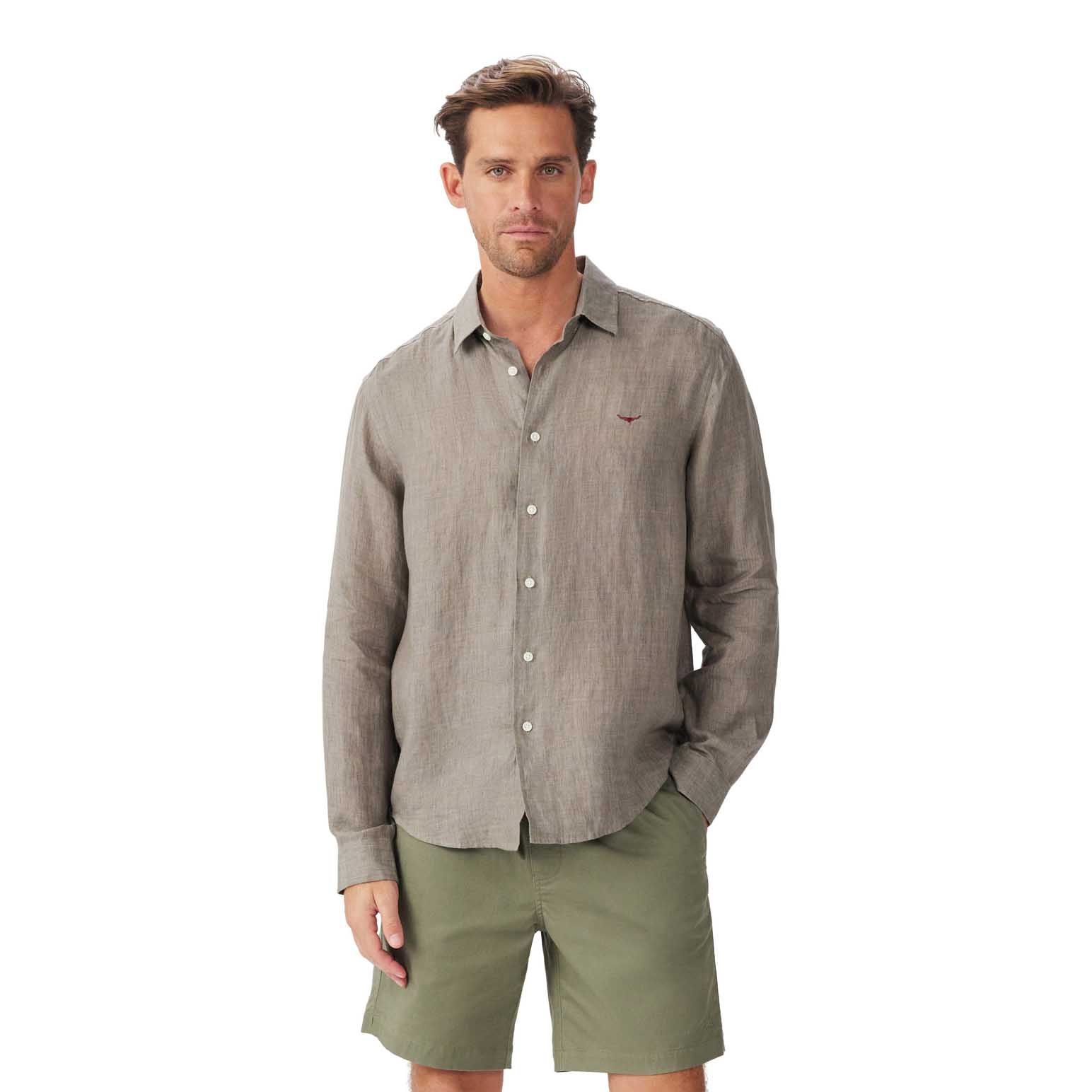 R.M. Williams Newman Classic Linen Shirt